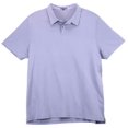 thumbnail image 1 of Patrick Assaraf Polo en Soie et Coton Gris Bleu pour Homme - m, 1 of 2