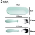 thumbnail image 2 of Child and Toddler Flatware - Kids Utensil Set - Metal Kids Cutlery Set, 2 of 5