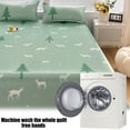thumbnail image 4 of Bed Sheets Full Ice Silk Bedding Three Piece Set Breathable Soft Bed Sheet Luxurious Silk Bed Sheet and Pillowcase Realistic and Interesting Patterns Bedding Sets Full, 4 of 6