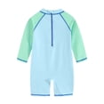 thumbnail image 2 of Hiiyo Infant Boys UPF50+ Quick Drying One-Piece Swimsuit Kids Bathing Suit, 2 of 4