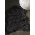 thumbnail image 2 of H-Luxe 2'X3' Gordon Faux Sheepskin Rug, 2 of 5