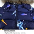 thumbnail image 4 of Kids Winter Puffer Jacket and Snow Pants 2-Piece Snowsuit Skisuit Set, 4 of 8