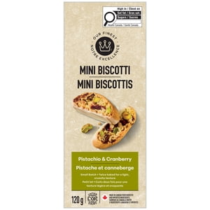 Our Finest Pistachio & Cranberry Mini Biscotti