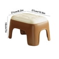 thumbnail image 3 of Cameland Home Plastic Small Stool Living Room Bathroom Stool Thickened Small Short Stool Stacking Small Stools, 3 of 6