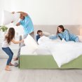 thumbnail image 3 of PiccoCasa Bed Skirt Double Brushed Microfiber with Dust Ruffle, King Olive Green, 3 of 7