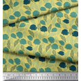 thumbnail image 2 of Soimoi Poly Georgette Fabric Coral & Fish Ocean Print Sewing Fabric Yard 42 Inch Wide, 2 of 3