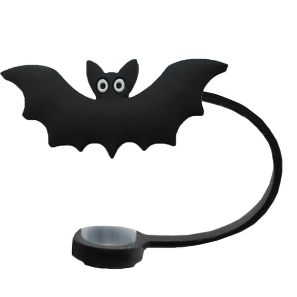 Sorcière Décorations d'Halloween Couvercle de Paille d'Halloween Décoration de Paille Boucle Pvc Colle Souple Bouchon de Paille Fantôme Décorations d'Halloween