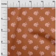 thumbnail image 1 of oneOone Georgette Viscose Fabric Rabbit Block Print Fabric By The Yard 42 Inch Wide, 1 of 4