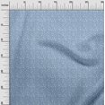 thumbnail image 3 of oneOone Polyester Spandex Grayish Blue Fabric Floral Sewing Craft Projects Fabric Prints By Yard 56 Inch Wide, 3 of 5