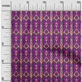 thumbnail image 1 of oneOone Viscose Chiffon Fabric Stripe & Swirl Ikat Print Fabric BTY 42 Inch Wide, 1 of 4
