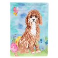 thumbnail image 1 of Carolines Treasures CK1918GF Easter Eggs Cavapoo Garden Size Flag, 1 of 3