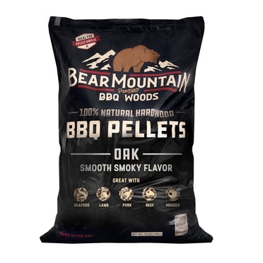 Bear Mountain BBQ Premium Granulés Fumoir en Bois Franc Chêne Entièrement Naturels, 20 Lb
