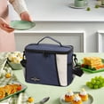 thumbnail image 4 of Meitianfacai Insulated Lunch Bag for Men Women, Leakproof Thermal Lunch Box Work School, Soft Lunch Cooler Bag with Adjustable Shoulder Strap, Reusable Lunch Pail, 4 of 8