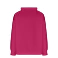 thumbnail image 4 of Timegard Chandail en Molleton pour Femmes Col Haut Manches Longues Chandail Automne Hiver à Cordon Ample Confortable, 4 of 8