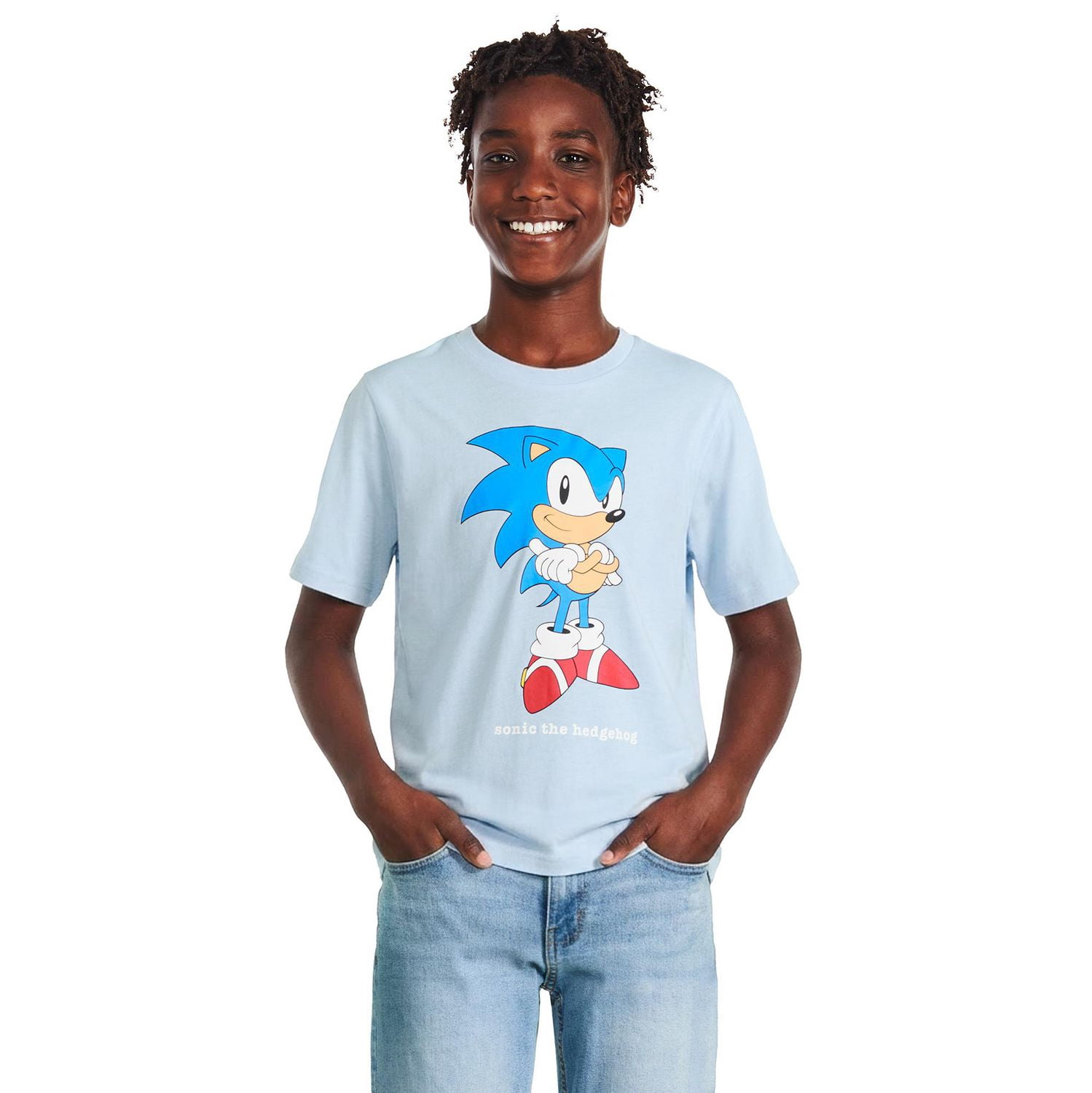 T-shirt à imprimé graphique Sonic Le Hérisson pour garçons