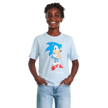T-shirt à imprimé graphique Sonic Le Hérisson pour garçons