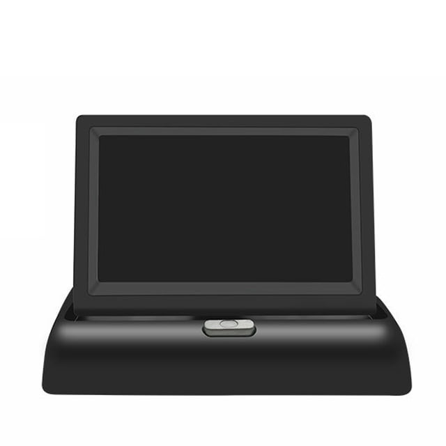 Shisuyan Digital Folding Car Display 4.3 Inch Black 1Set 5.31X4.32X3.85in