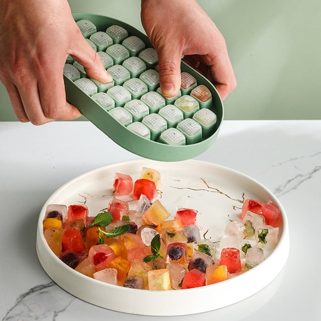 PEONAVET Ice Cubes Ice Tray Ice Box Ice Cubes Household Ice Maker Refrigerator Freezer Ice Cubes Box