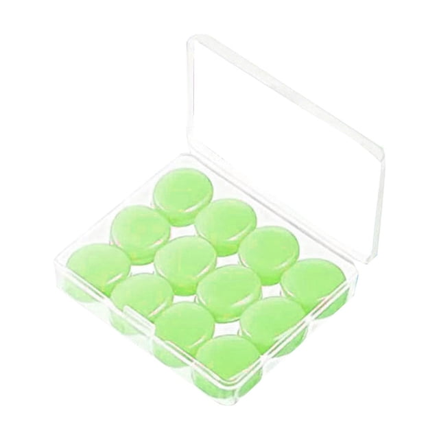 Huayishang 10 Paires de Bouchons d'Oreilles pour Dormir Réutilisables Moulables en Silicone Bouchons d'Oreilles Doux à Réduction de Bruit Bouchons d'Oreilles Anti-Sons avec Étui pour Natation Concert 40dB NRR (Multicolore)