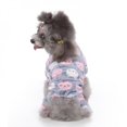 thumbnail image 4 of Pet Autumn Winter Costume Soft Comfortable Lovely One-piece Pants for Small Medium Dogs Multicolor L, 4 of 6
