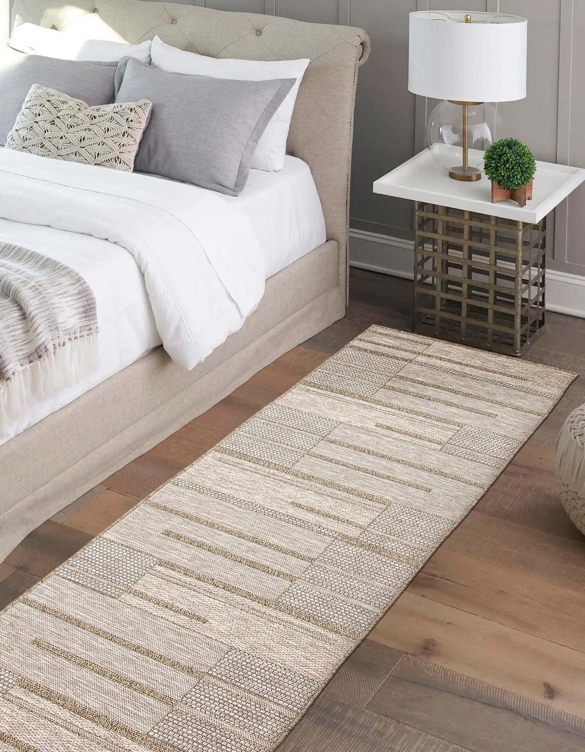 ECARPET Atlas Nautical Coastal Area Rug for living room, bedroom, dining entrance, hallway and more.