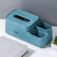 thumbnail image 1 of Tissue Cover Box With Tissue Cell Phone Facial Paper Organizer For Kitchen Bathroom Vanity Countertops Bedroom Dressers And Tables Gift, 1 of 6