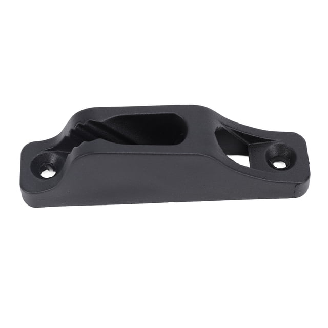 Superior Nylon Boat Rope Clam Cleat - Non Slip Fastening for Yachts and Ships - Black