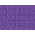 thumbnail image 1 of Ahgly Tapis Rectangulaire Lavable en Machine Intérieur Transitionnel Violet Améthyste Violet, 7 Pieds x 10 Pieds, 1 of 7
