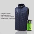 thumbnail image 4 of EQWLJWE Gilet Chauffant pour Femmes Contrôleur Intelligent Sans Manches à Imprimé Floral Conception avec Lumières Extérieures Gilet Chauffant Léger (Pile Non Incluse) Gilet Chauffant pour Femmes Costumes d'Halloween Rechargeables pour Femmes Grande Taille, 4 of 8