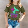thumbnail image 2 of TZEWGL Chemise Décontractée pour Fille Garçon Mignonne à Imprimé Graphique Col Rond Manches Courtes Vêtements pour Infnants Taille 10-11T, 2 of 4