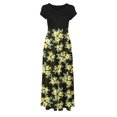 thumbnail image 4 of Fshaion Robe d'Été pour Femmes 2024 Grande Taille Teinture sur Nœuds Colorée Longue à Imprimé Floral Robes Plage Décontractées Maxi Robe d'Été Liquidation à Moins de 10!, 4 of 6