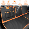 thumbnail image 2 of Waterproof Pet Car Seat Cover Dog Safety Protector Mat Rear Back Seat Hammock, 2 of 5