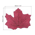 thumbnail image 2 of Unique Bargains Artificial Leaves Fall Maple Autumn Fake Leaf Decoration, Burgundy 500 Pack, 2 of 5