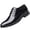 Black, variant on Men's Leather Shoes - Mens Shoes 10 Vintage Shoes Men Breathable Summer Business Fashion Men Shoes Mens Driver Shoes Footwear for Leisure and Men Shoes for Men Casual Slip on Style -