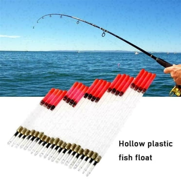 Dvkptbk Fluttering Float 20Pcs Mixed - Fishing Crystal Waggler Floats - Tackle Fishing