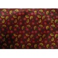 thumbnail image 4 of oneOone Cotton Silk Fabric Leaves & Floral Block Printed Craft Fabric BTY 42 Inch Wide, 4 of 4