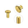 thumbnail image 4 of Unique Bargains Brass Hex Bolts, 1/4-20x1/2' 1 Pack Fully Thread Grade 4.8 Machine Screws, 4 of 4