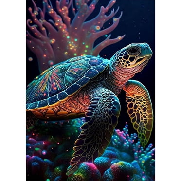 JYLMOOD Diamond Peinture Diamant pour Adultes Unisexes Kits, Art 5D à Perles Rondes Complètes Kits pour Décoration de la Maison et Détente,30x40cm