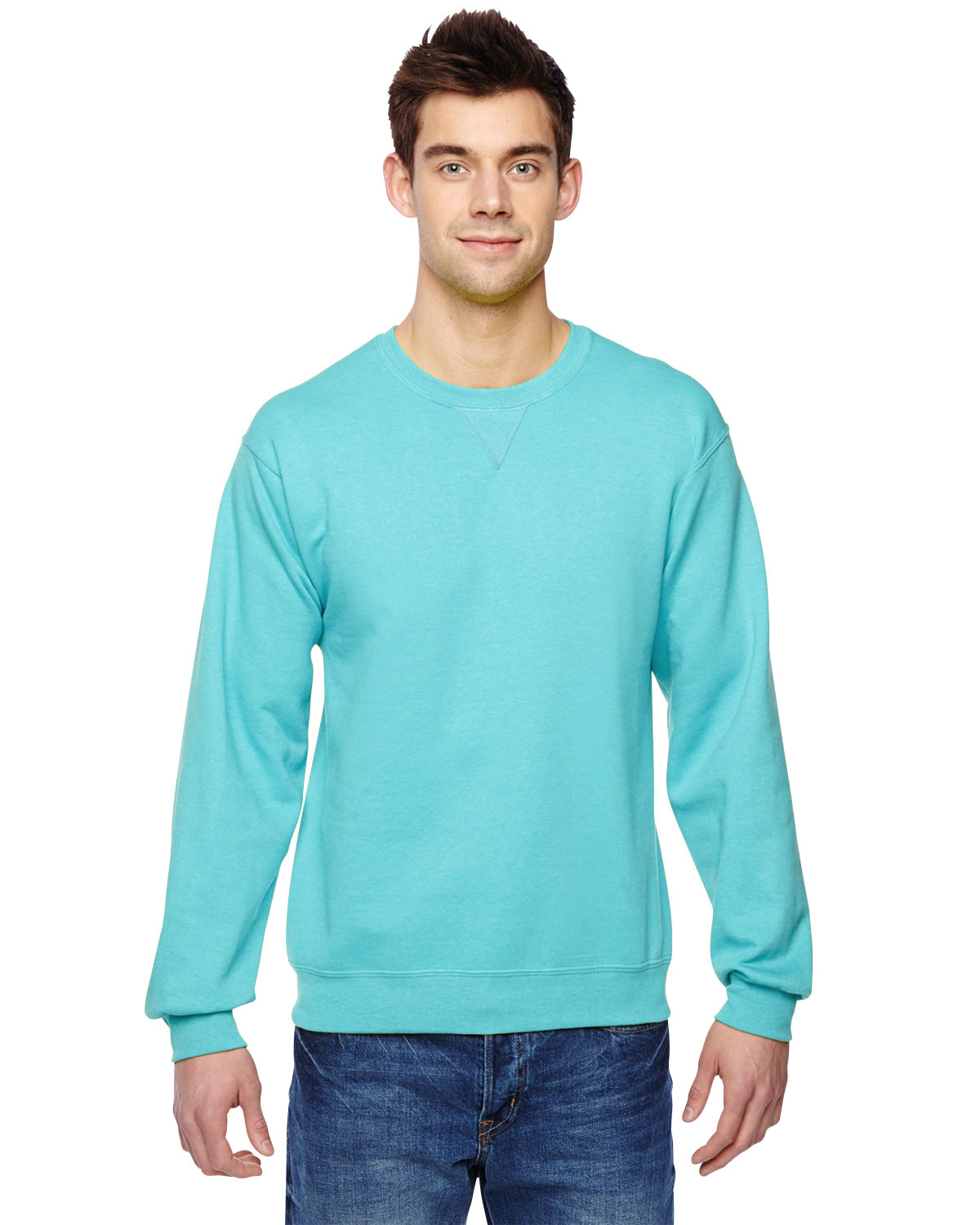 Fruit Of The Loom Chandail en Molleton Sofspun Adulte, m, Bleu Scuba