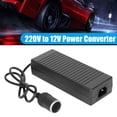 thumbnail image 3 of Car Power Adapter Converter 110/240V To 12V 15A Cigarette Lighter Socket Pl, 3 of 8