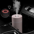 thumbnail image 1 of Portable Mini Humidifier for Bedroom, Office & Nursery - 320ml Cool Mist Humidifier with 2 Spray Modes, Auto Shut-Off, Quiet Operation (<18dB), Color LED Night Light - White, Pink, Black Options, 1 of 6