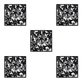 thumbnail image 1 of ZheElen 4piece Lightweight Hanging Divider Screens For Versatile Space Foldable Black Butterflies 5Set, 1 of 6