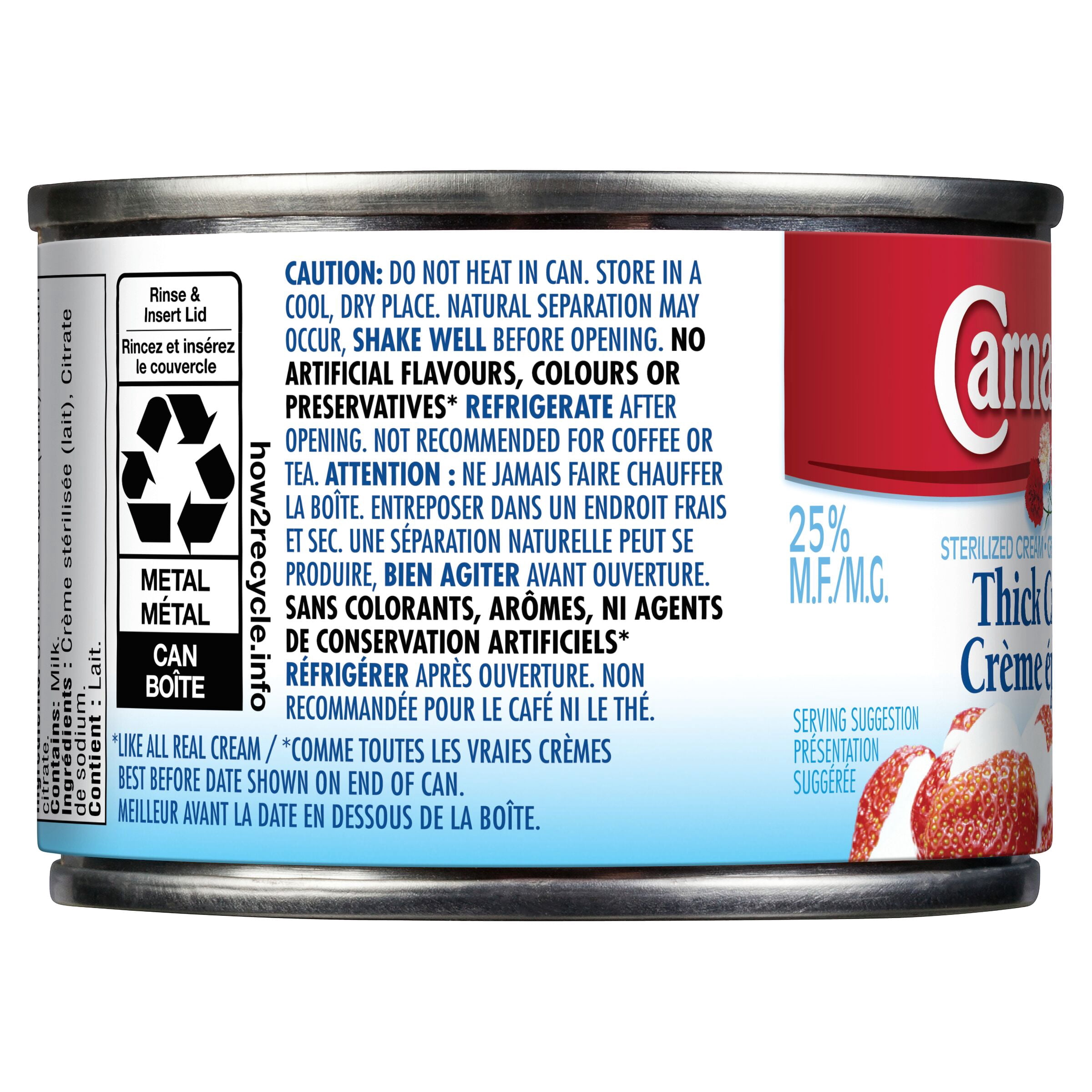 Carnation crème épaisse 170mL