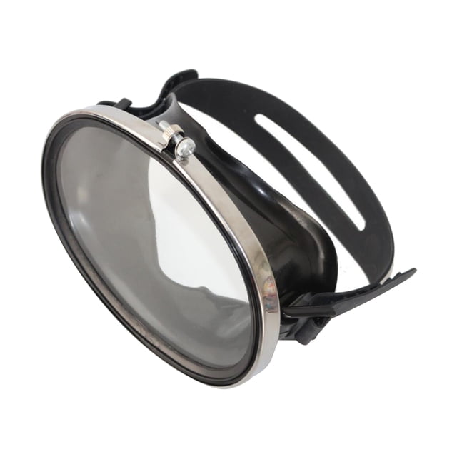 Retro Oval Waterproof Leakproof Single Lens Wide Black