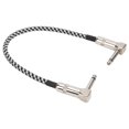 thumbnail image 1 of 11.8in Instrument Instrument Cable Guitar Cable Cable Weave Copper Pedal Cable Patch Leads with  Manufacturing Quality and Ultra Low Capacitance, 1 of 7