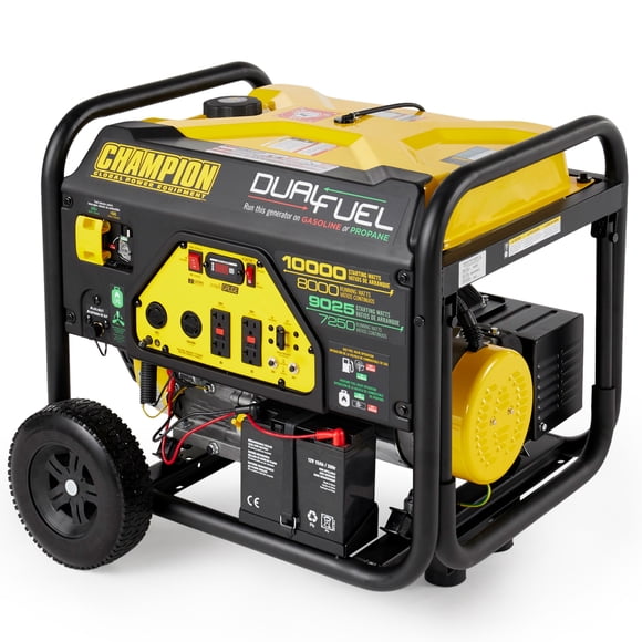 Champion 8000 Watt Portable Quiet Electric Start RV Ready Dual Fuel Generator