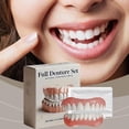 thumbnail image 4 of Advanced Full Set of Dentures, Silicone Reline Denture HOT Soft Set, 4 of 8