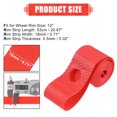 thumbnail image 3 of Unique Bargains Bike Bicycle Wheel Rim Strip Rim Tape Liner Inner Tube Protection Band Pair Red-12in, 3 of 7