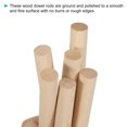 thumbnail image 3 of Unique Bargains 5/8 x 6 Inch Dowel Rods Wood Sticks Unfinished Wooden Dowel Rods Round Dowels Sticks 25 Pcs, 3 of 6