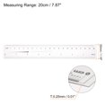 thumbnail image 2 of Unique Bargains Flexible Ruler 8 Inch 0.1mm Scale PET Plastic Covered Thickened Film Straight Ruler, 2 of 6